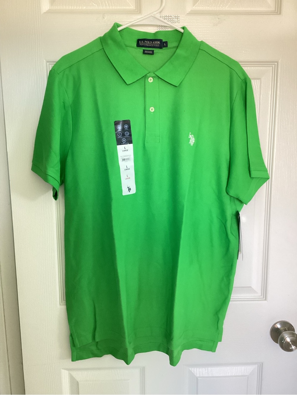 U.S. Polo Assn. Men's Green Polo Shirt